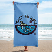 Protect the Locals Turtle Beach Towel